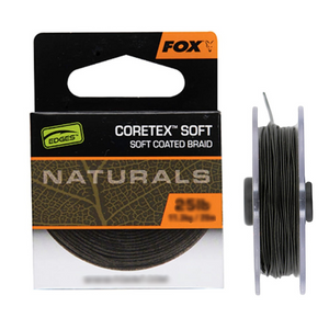 Hooklink - Fox Naturals Coretex Soft coated Braid 25lbs 20m