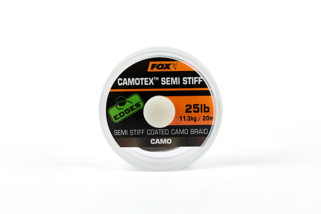 Hooklink - Fox Camotex Semi Stiff 25lbs 20m