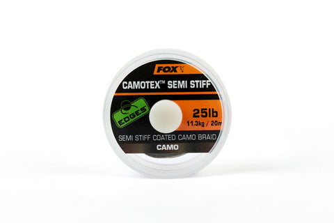 Hooklink - Fox Camotex Semi Stiff 25lbs 20m