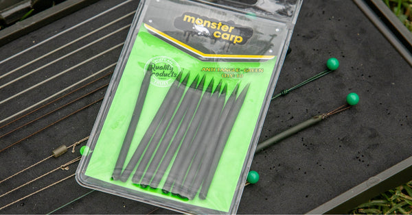 Anti tangle sleeves Green - Monster Carp