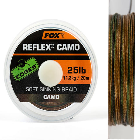 Hooklink - Fox Reflex Camo Soft Sinking Braid 25lbs 20m