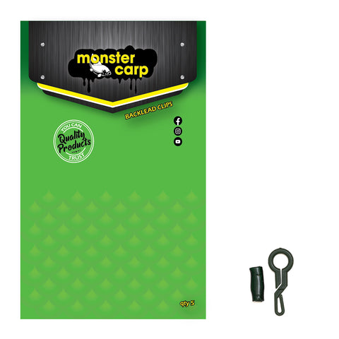 Back lead clips - Monster Carp