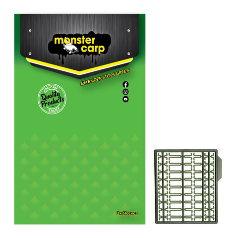 Bait Stops Extender Green - Monster Carp