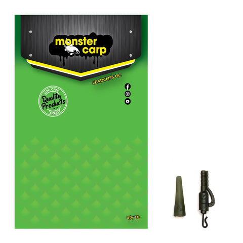 Lead Clip & Tail rubber - Monster Carp